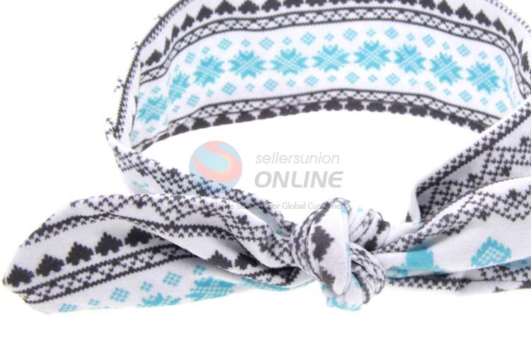 Custom Color Printing Christmas Headwear Colorful Hair Band