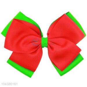 Cheap Colorful Christmas Bowknot Hairpin Children Hair Clip