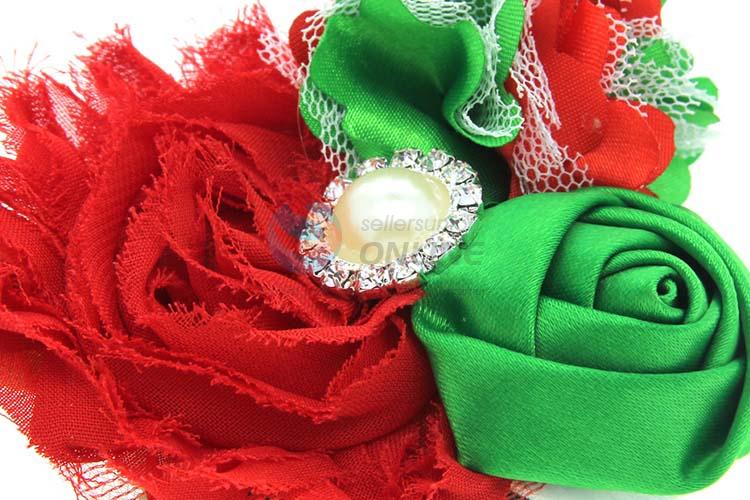 Custom Colorful Handmade Flower Christmas Hair Band Headband