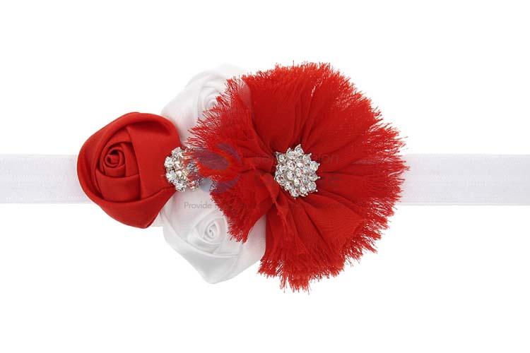 Best Quality Handmade Chiffon Flower Elastic Hair Band