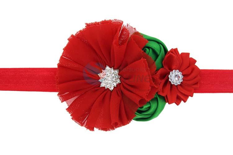 Newest Beautiful Flower Shape Christmas Hair Band Cheap Headwear