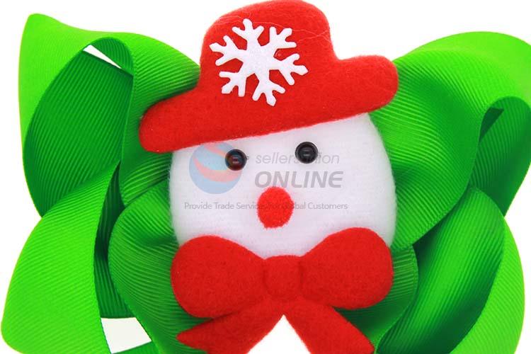 Wholesale Colorful Christmas Bowknot Hairpin For Girl