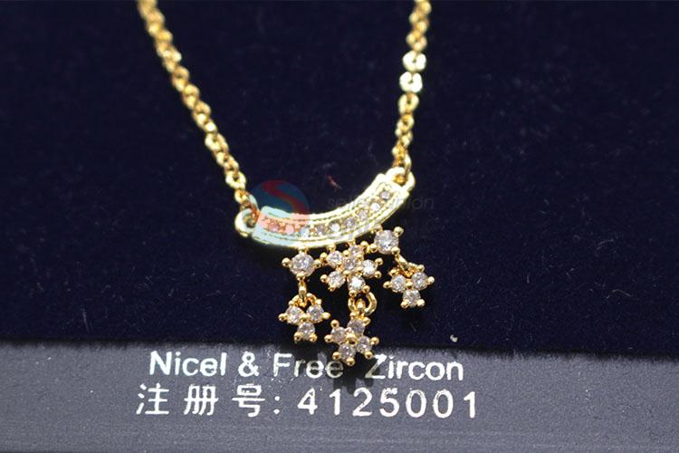 Superior quality zircon necklace&earrings set