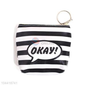 Fashion delicate top quality pvc printing coin bag