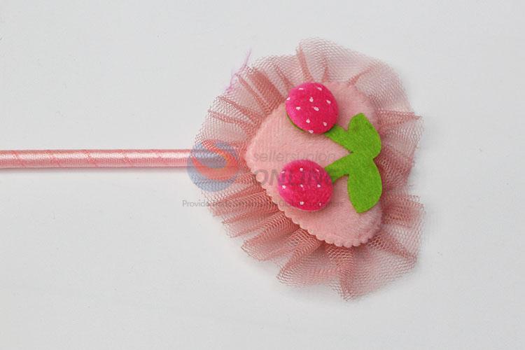 Pretty Cute Cartoon Lovely Ball Point Pen with Heart Top