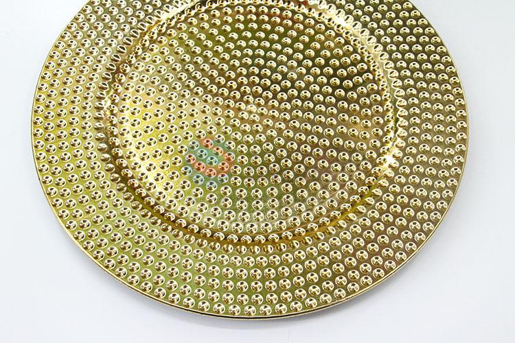 Factory Direct Reusable Round Plastic Dinner Plate