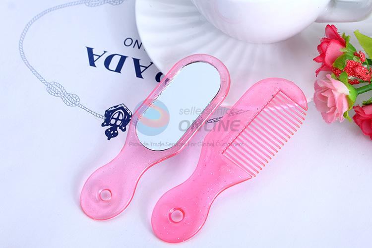 New design plastic mirror&comb set