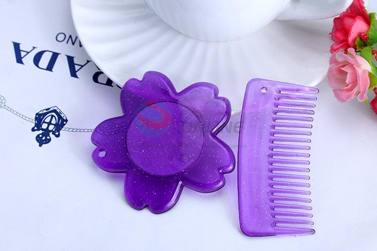 Factory directly sell plastic mirror&comb set