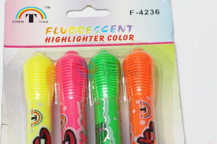 Durable Plastic Highlighters Set