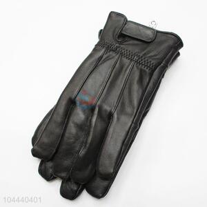 Unique Winter Outdoor Soft Men PU Gloves