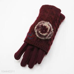 Cheap Professional Fashion Winter Warm Soft Women Gloves