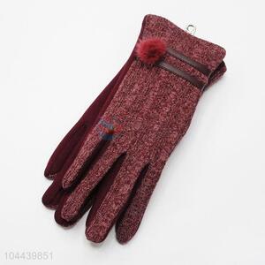 Wholesale Popular Winter Women Warm Mitten Fashion Gloves