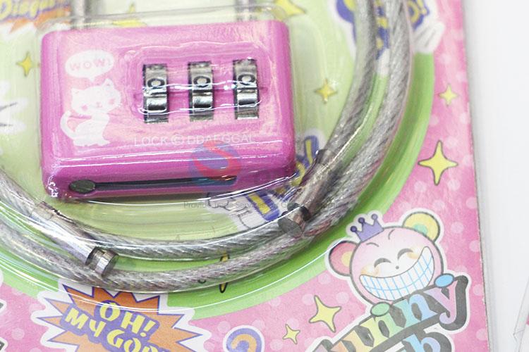 New And Hot Cute Padlock Luggage Lock for Zipper Bag