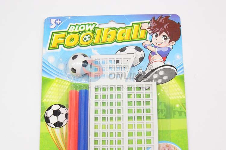 Hot Sale Mini Football Game Toy Blow Football Toy