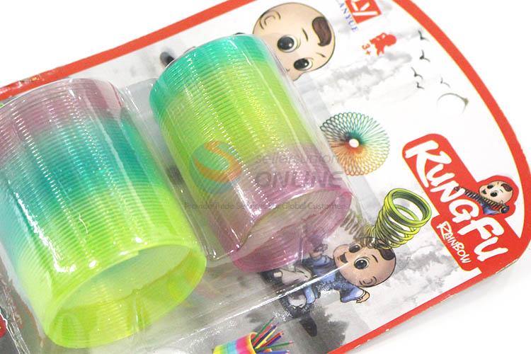 High Quality Fashion Rainbow Spring Educational Toy