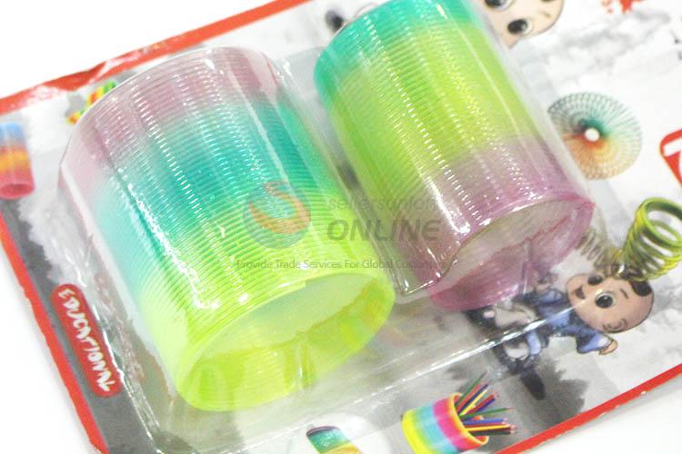 High Quality Fashion Rainbow Spring Educational Toy