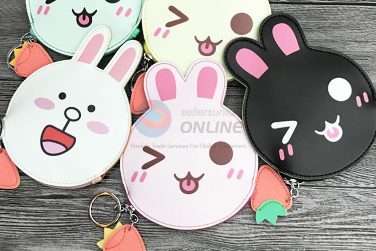 Rabbit Design Funny Women Portable Cloth Wallet