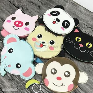 Lovely Animal Design Women Semi Pu Leather Wallet Coin Bag