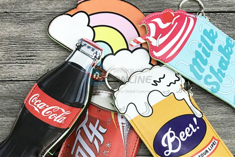 Drink Design Cloth Women Girl Cloth Wallet