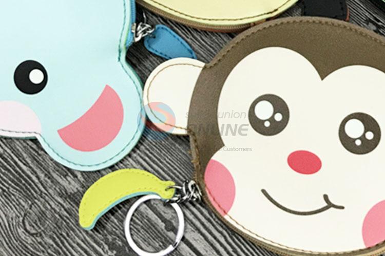 Lovely Animal Design Women Semi Pu Leather Wallet Coin Bag