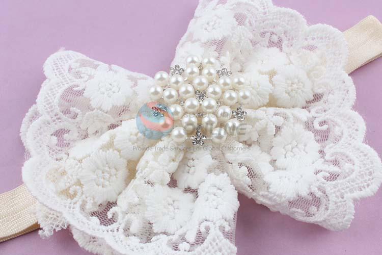 New Fashion High Quality Lace Lovely Bowknot Headband For Baby