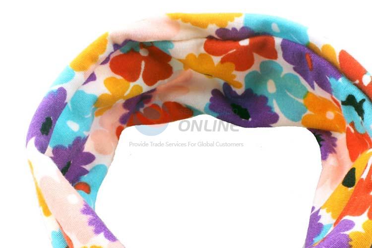 Hot Sale Rabbit Design Flower Printing Hairband For Baby