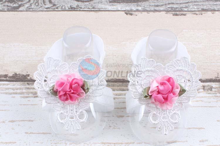 Wholesale China Supply Cotton Foot Headband Set For Baby