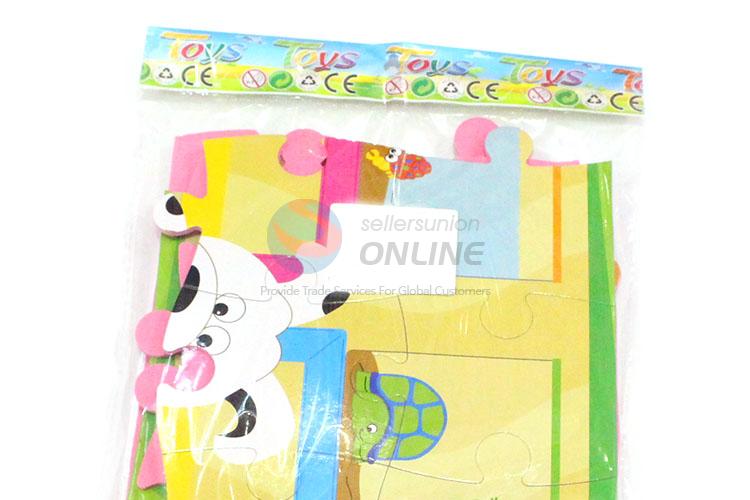 Cute Design Colorful Cartoon Animal Educational Puzzles