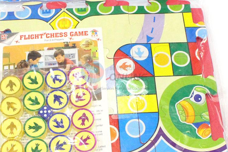 Custom Board Game Toy Educational Aeroplane Chess For Children