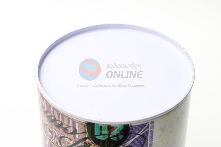 Latest Design Round Coin Can Tin Piggy Bank