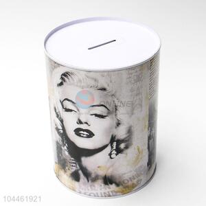 Wholesale Cheap Round Can Money Bank Tin Box