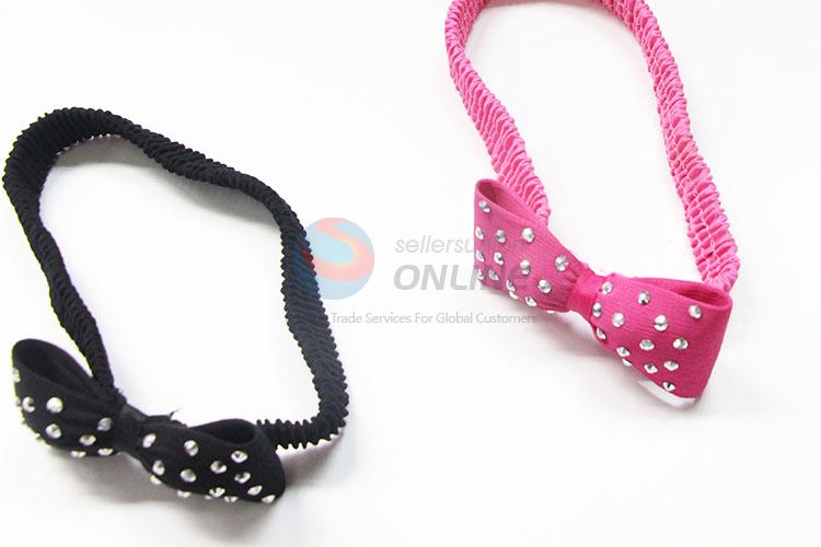 Low Price Top Quality Three Colors Bowknot Hair Accessories Hair Band