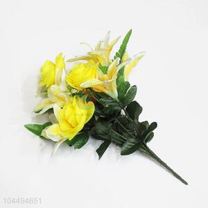 China wholesale promotional fake bouquet artificial combined flower