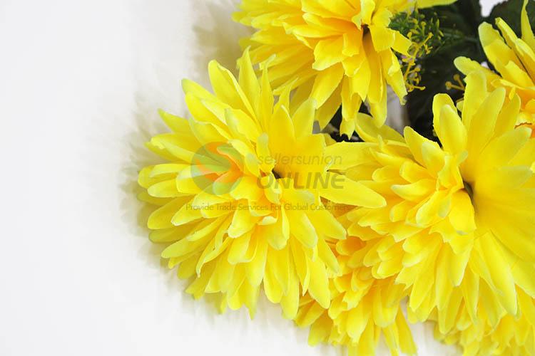 Best selling promotional fake flobouquetwer artificial chrysanthemum