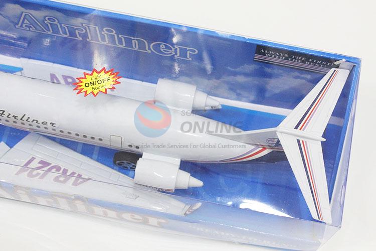 Promotional Gift White Airliner Toy