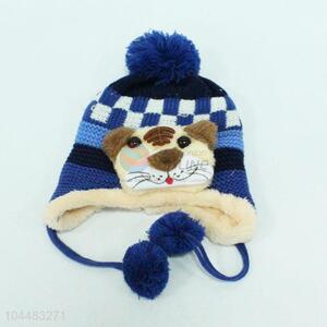 Winter hot sale children lovely design knitted hat