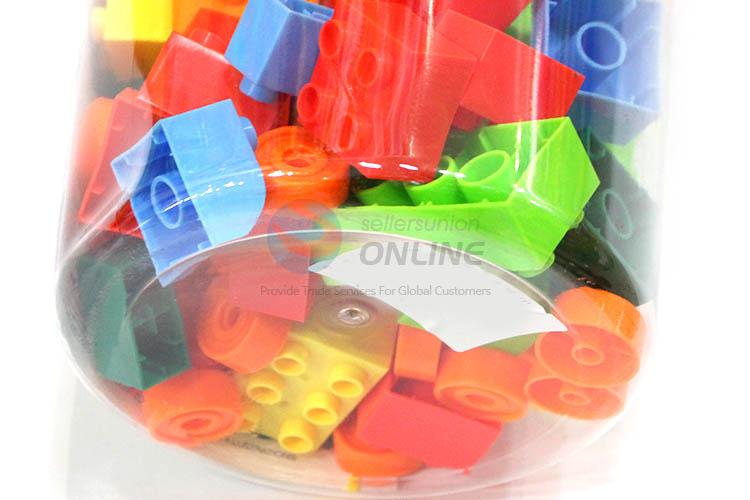 Newest Plastic Barrel Packing 52 Pieces Educational Building Block