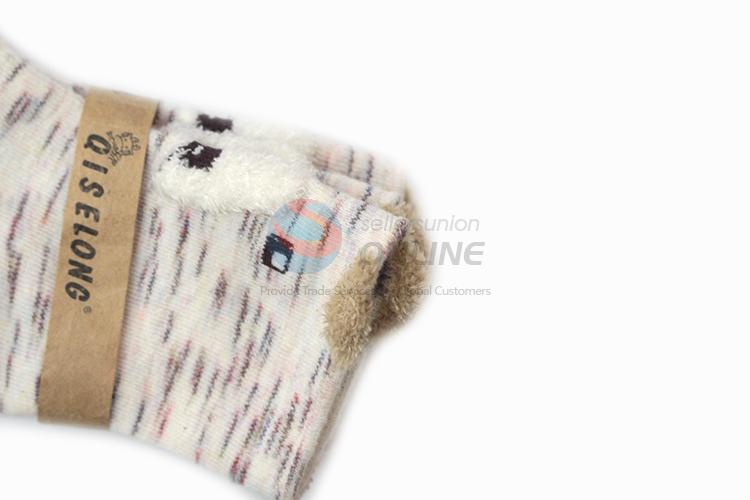 Good quality top sale printed children cotton socks