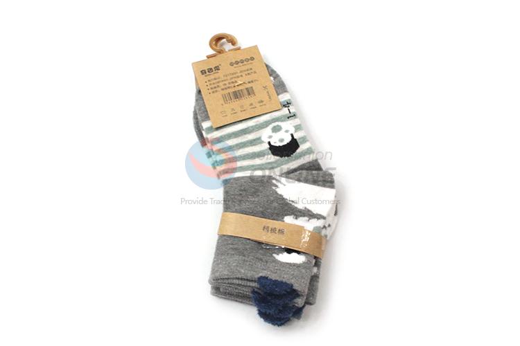 Factory supply cheap printed children cotton socks