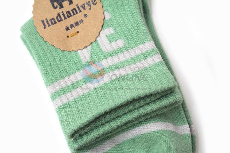 High quality promotional printed children cotton socks