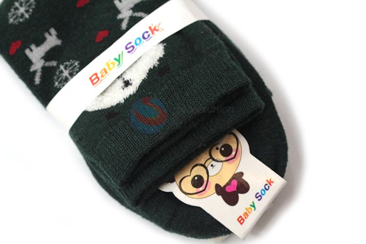 Factory sales cheap printed children cotton socks