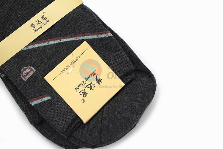 Fancy design new arrival printed thickened men cotton socks