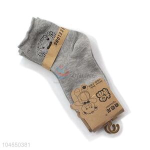 Cheap wholesale high quality printed children cotton socks