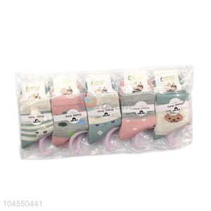 Cheap popular wholesale custom printed children cotton socks