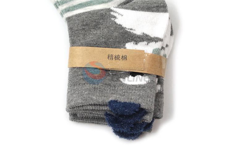 Factory supply cheap printed children cotton socks