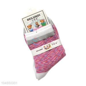 Fancy design hot selling printed children cotton socks