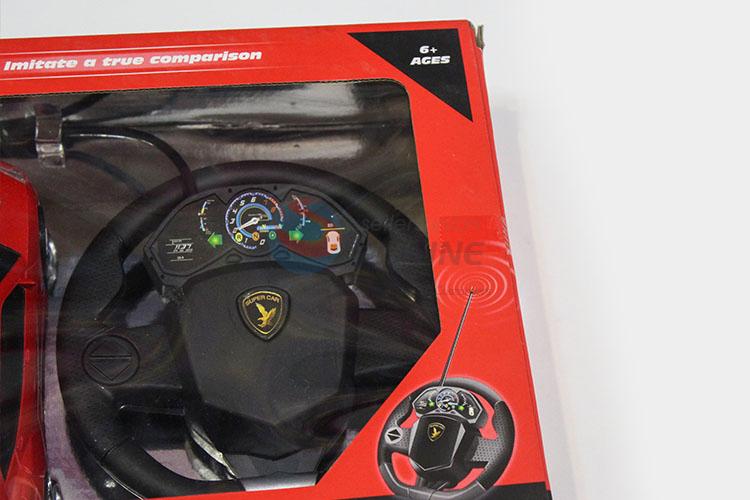 Hot Selling Suspension Steering Wheel 1:24 Four-channel LED Car Remote Control Car Toy Car