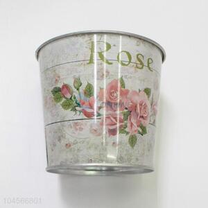 Low Price tinplate flower pot