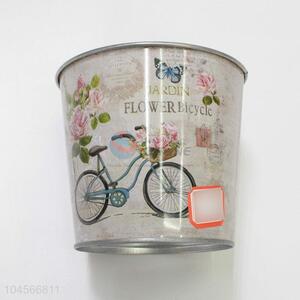 Factory price tinplate flower pot