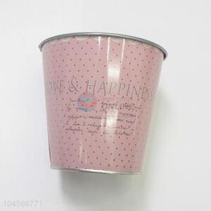 Bottom price nice design tinplate flower pot